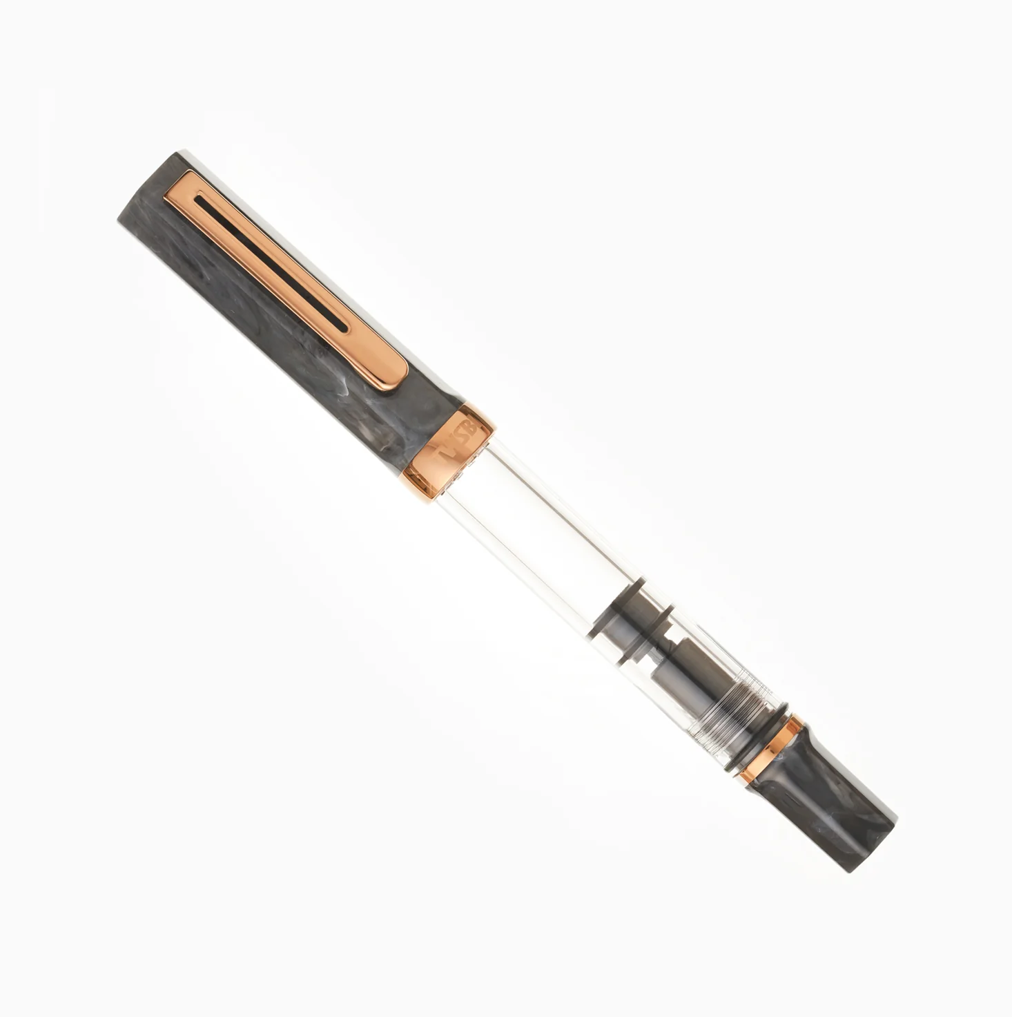 TWSBI ECO Black Marble w/Bronze Fountain Pen - Image 7