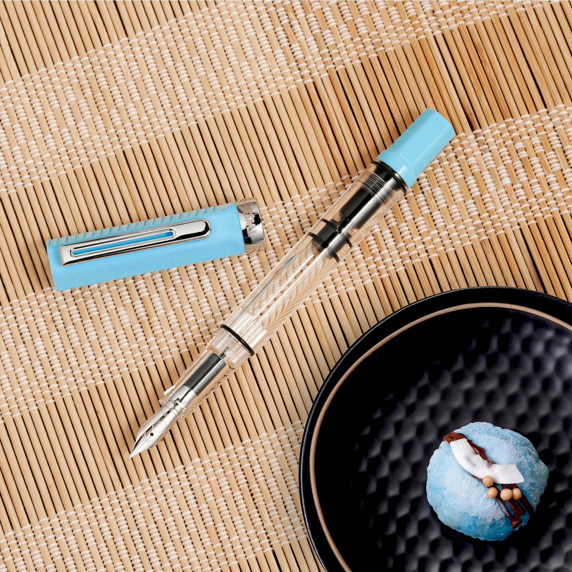TWSBI ECO Sky Blue Fountain Pen - Image 4