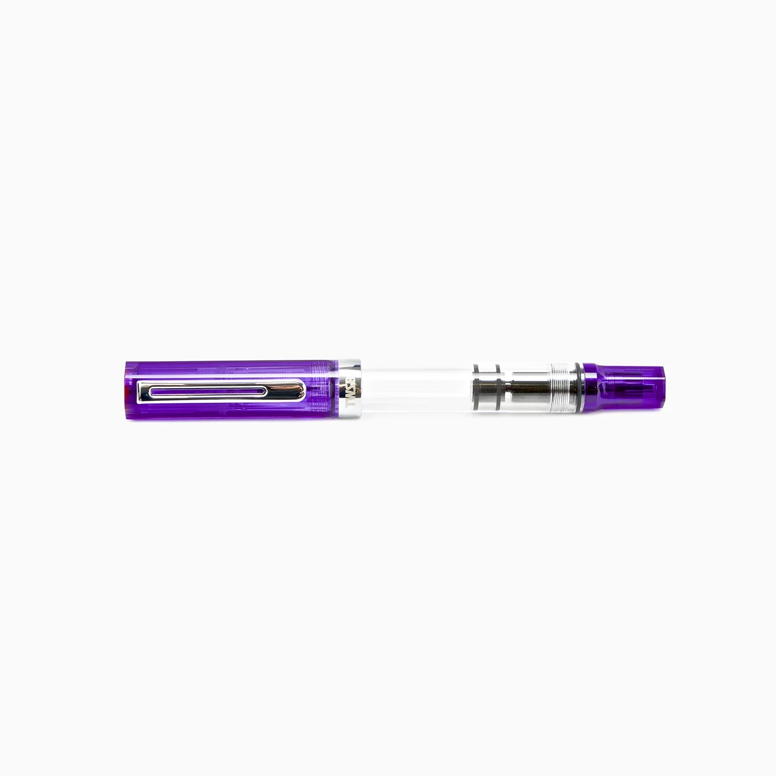 TWSBI ECO Transparent Purple Fountain Pen - Image 2