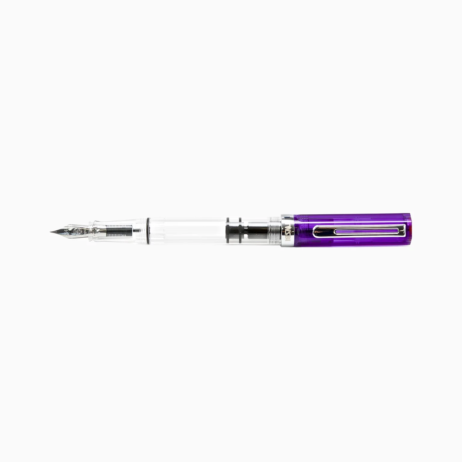 TWSBI ECO Transparent Purple Fountain Pen - Image 3